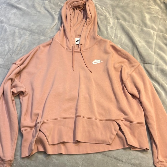 Blush pink color nike hoodie - Picture 1 of 4
